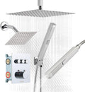 VEVOR Shower Faucet Set, 12 Inch Thermostatic Ceiling Mount Rainfall Shower by VEVOR