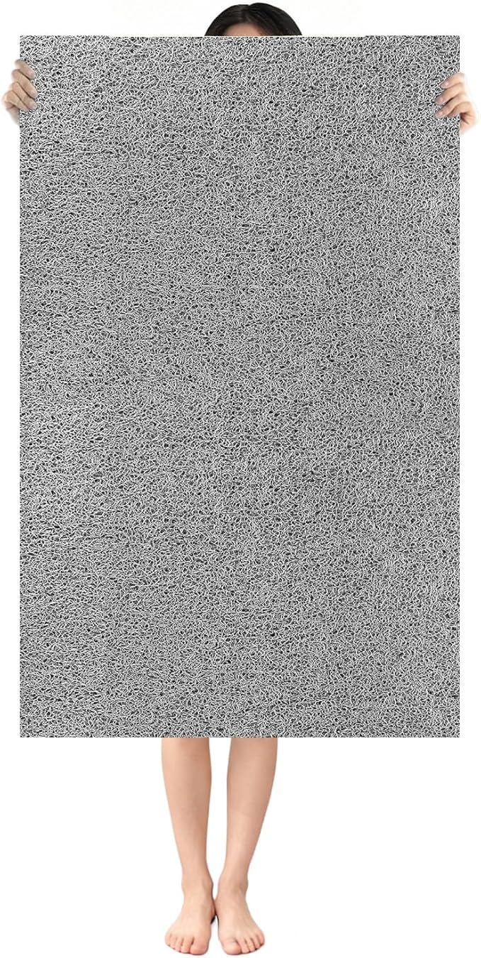 Shower Mat Non Slip: 47.2 x 31.5 Inch Extra Large Shower Mats by MARIBUR