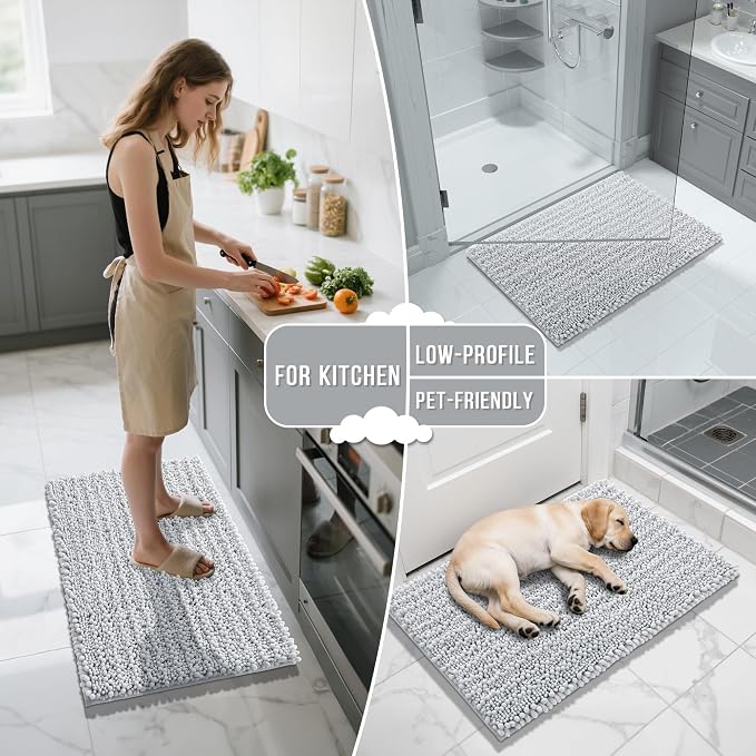 Yimobra Long Bathroom Rugs Non Slip Washable 44x24 Inch - Image 7