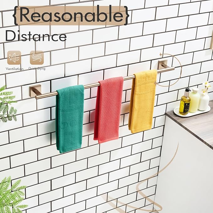 KOKOSIRI Bathroom Towel Bar 32'' Towel Holder - Image 5