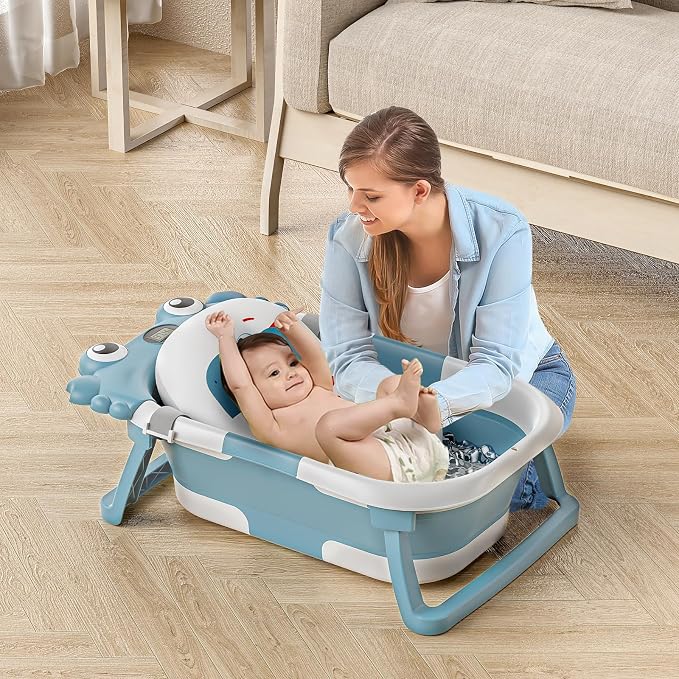 Collapsible Baby Bathtub for Newborns to Toddler - Image 6