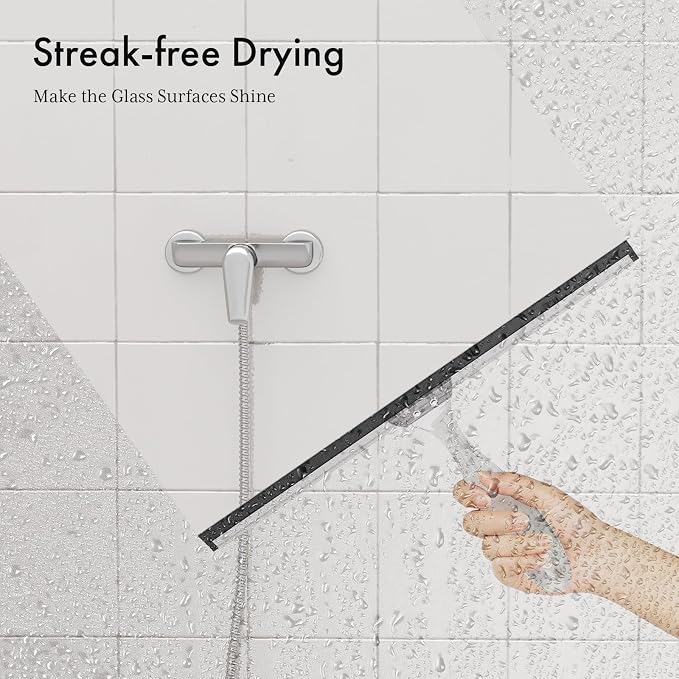 AmazerBath Shower Squeegee for Glass Doors, All-Purpose Squeegee - Image 4
