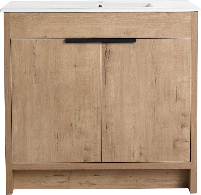 36 Inch Bathroom Vanity with Sink Combo, Freestanding Single Sink Vanity with - Image 7