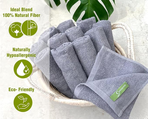 12 Pack Washcloths 13" x 13" - Image 2