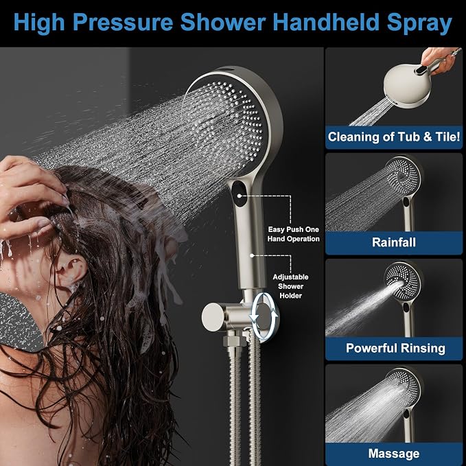 Shower System Brass Thermostatic Shower Faucet Set - Image 4