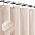 Gibelle Small Stall Shower Curtain 36 x 72, Narrow Half Waffle Weave Textured by Gibelle