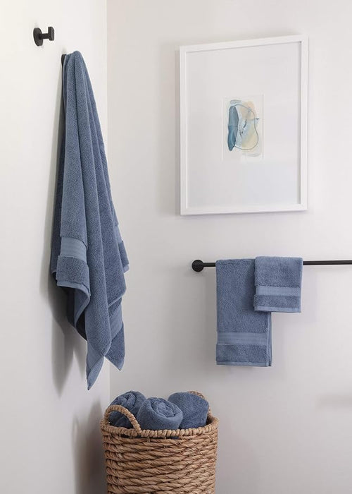 100% Organic Cotton Bath Towel Set | Bathroom Luxury Towel Set of 6 | GOTS - Image 2