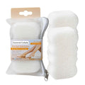 Spongeables Summer Ready Pre-tan Exfoliator 20+ Wash Sponges, Coconut Colada by Spongeables