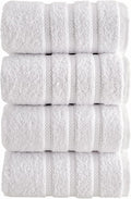 HALLEY Turkish 4 Pack Premium Hand Towels 650 GSM Highly Absorbent Super Soft by HALLEY-TurkishCottonTowels
