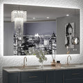TETOTE 40 x 24 Inch LED Backlit Bathroom Vanity Mirror by TETOTE