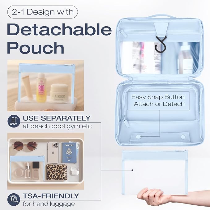 KAZAY Hanging Toiletry Bag - Image 4