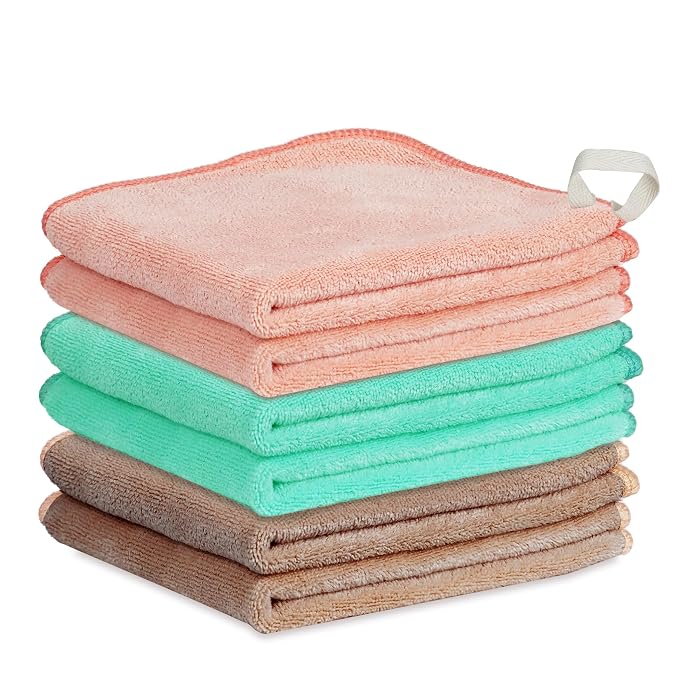 Nugilla Makeup Remover Cloth 12 x 12 Inch, Reusable Makeup Remover Towels by Nugilla