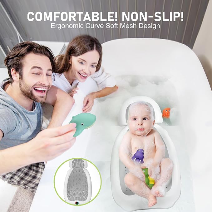 Baby Bath Support Newborn Bathtub - Image 3