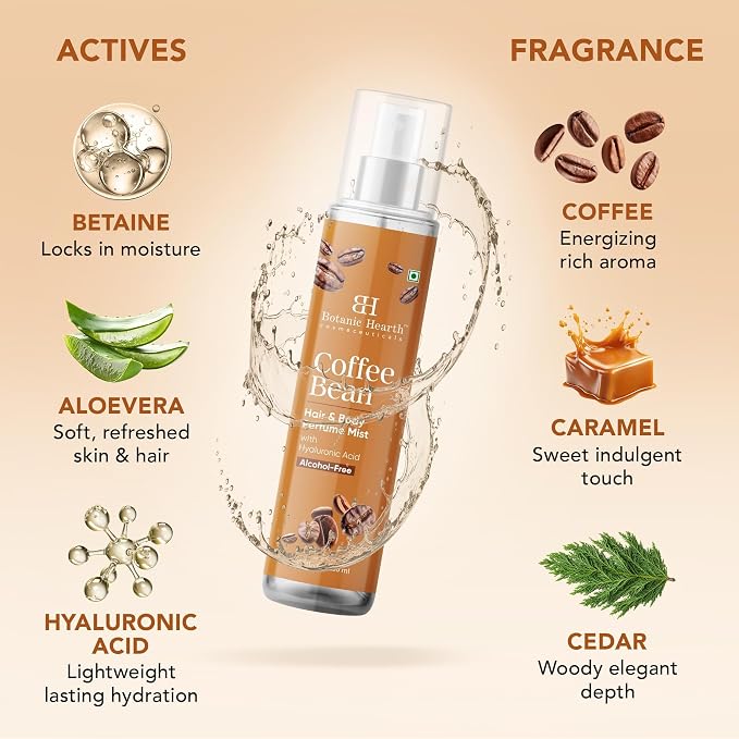 Botanic Hearth Coffee Bean Hair Perfume & Body Perfume Mist - Image 2
