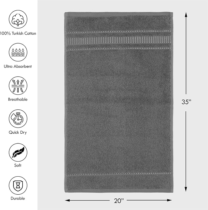 Melissa Linen, 2 Piece Hand Towel Set, 100% Turkish Cotton Face Hand Towels - Image 2