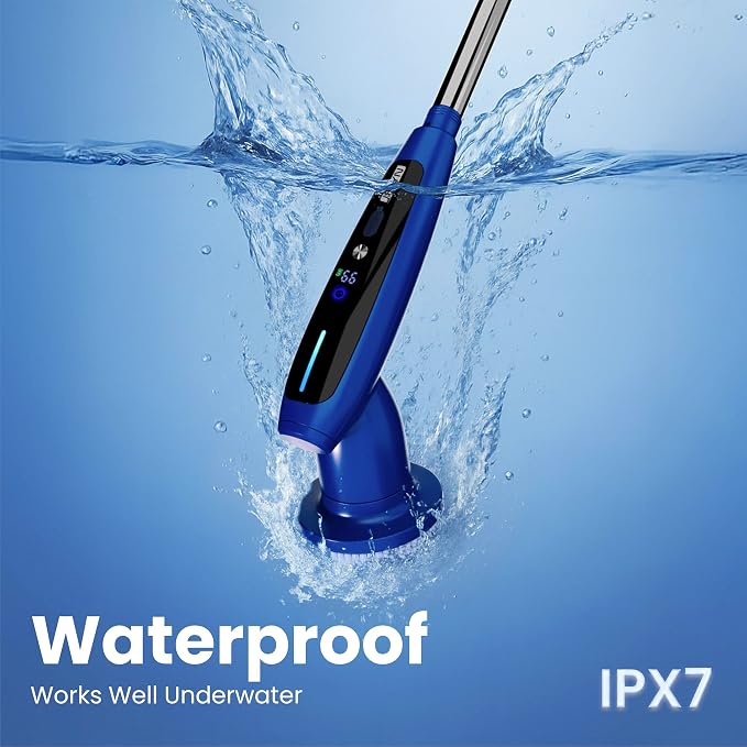 8-in-1 Electric Spin Scrubber, Fully Waterproof Cordless Power Cleaning Brush - Image 3
