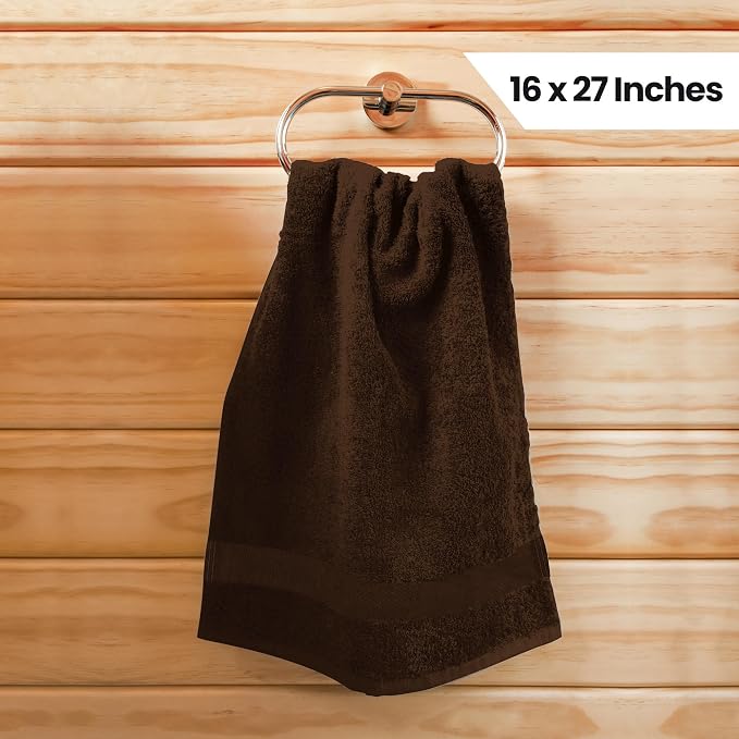 Utopia Towels Dark Brown Salon Towels, and Home Hair Care - Image 2