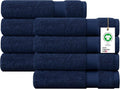 Delara 100% Organic Cotton Towels 650 GSM Plush Feather Touch Quick Dry Bath by Delara