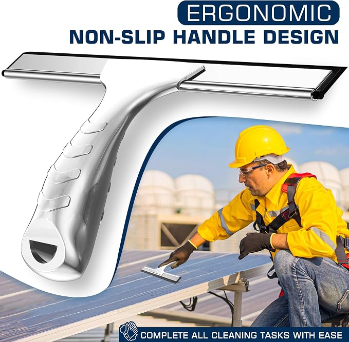 All-Purpose Stainless Steel Shower Squeegee - Image 5