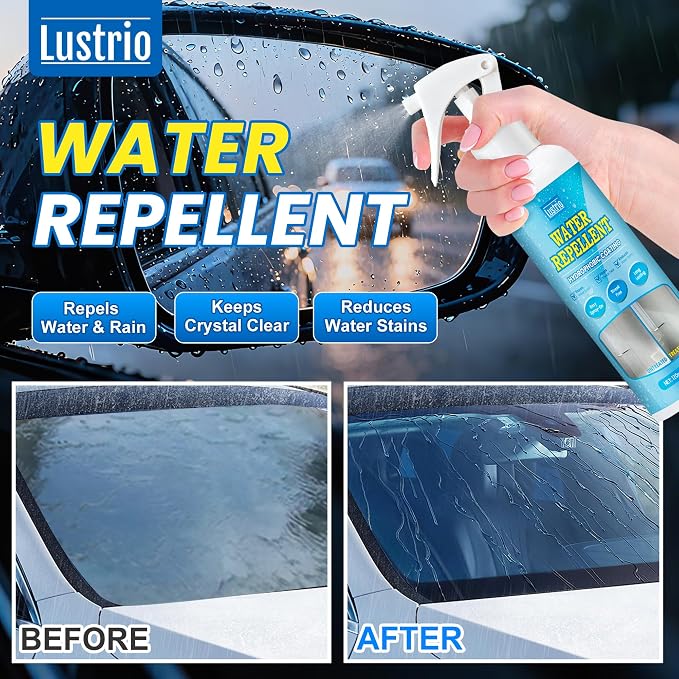 Glass Water Repellent and Rain Repellent Spray, Hydrophobic Coating - Image 2