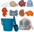 MarcZero 11Pcs Silicone Beach Toys, Modern Baby Beach Toys, Travel Friendly by EnjoyMakeSushiEasyAndFun