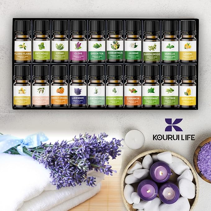 Essential Oils Set of 20x10ml, 100% Organic Essential Oil, Ylang Ylang - Image 7