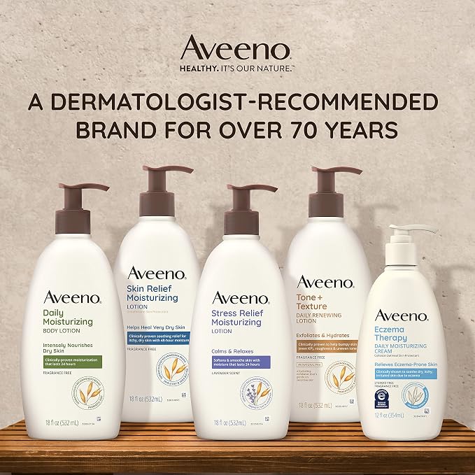 Aveeno Active Naturals Daily Moisturizing Lotion, 18-Ounce Pump - Image 8