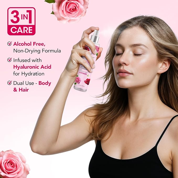 Botanic Hearth British Rose Hair Perfume & Body Perfume Mist - Image 4