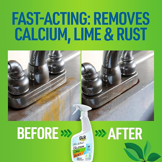 CLR Brands® Calcium, Lime & Rust Remover Free & Clear, No Dyes or Fragrances - Image 3