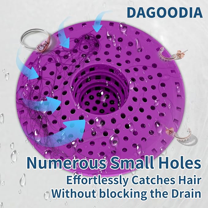 Bathtub Drain Hair Catcher, Tub Shower Drain Hair Trap/Strainer - Image 2