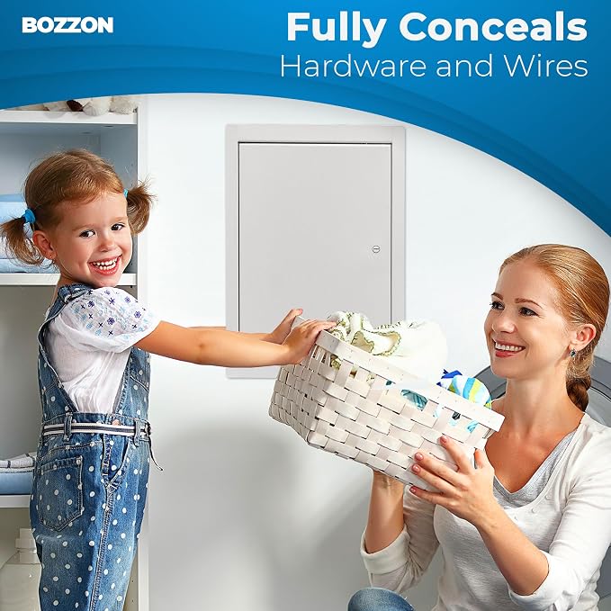 BOZZON Access Panel for Drywall 14 x 29 inch – Metal Door - Image 5