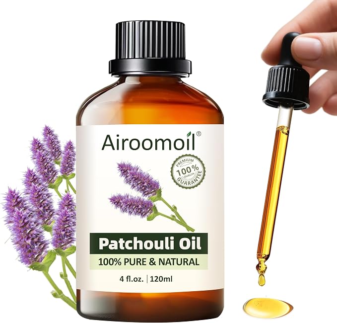 Pure Patchouli Essential Oil, 100% Natural Patchouli Essential Oil, Premium by Airoomoil