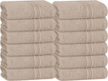 BOUTIQUO Ultra Soft Cotton Washcloths, Contains 12 Piece Face Cloths 12x12 inch by BOUTIQUO