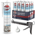 Kraken Bond Premium Kitchen and Bathroom Silicone Caulk White by KRAKENBOND