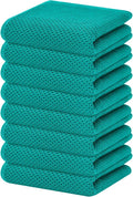 Homaxy 100% Cotton Waffle Weave Kitchen Dish Towels, Ultra Soft Absorbent Quick by Homaxy