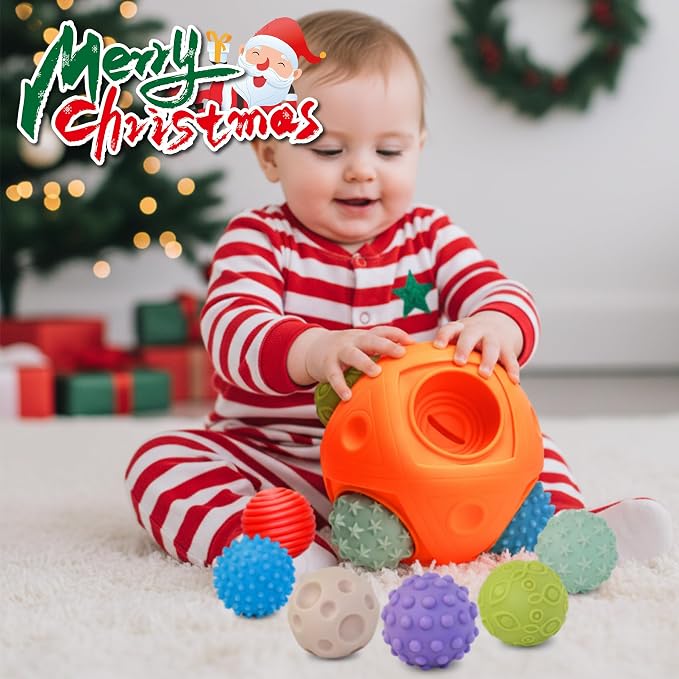 Balls for Toddlers 1-3 Baby Sensory Toys, Montessori Toys for Babies 6-12 - Image 2