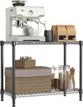 IZEUK 2 Tier Adjustable Metal Storage Shelving Unit, Heavy Duty Wire Rack by IZEUK