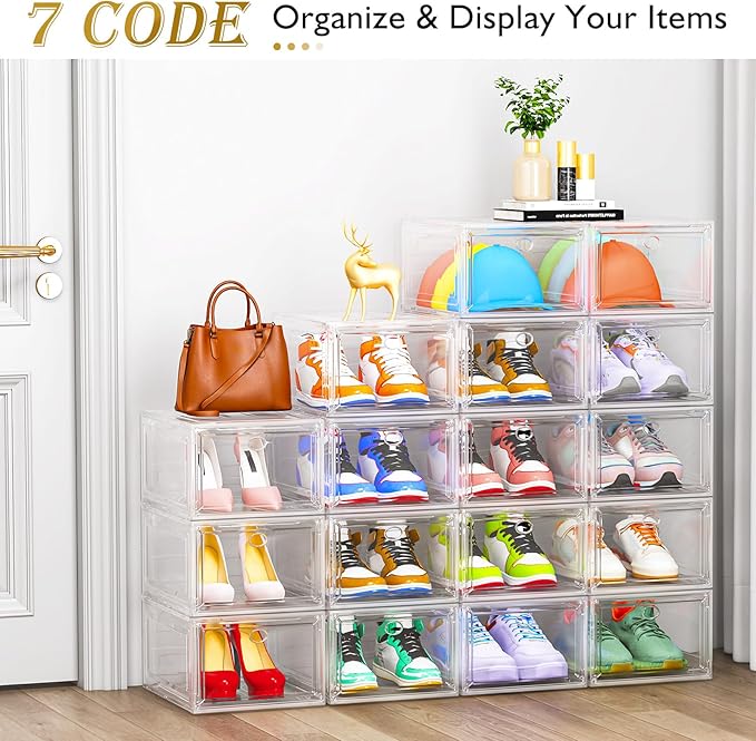 Thicken & Sturdy Clear Shoe Storage Organizer - Image 5