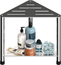 Stainless Steel Large Shower Stool by Unknown