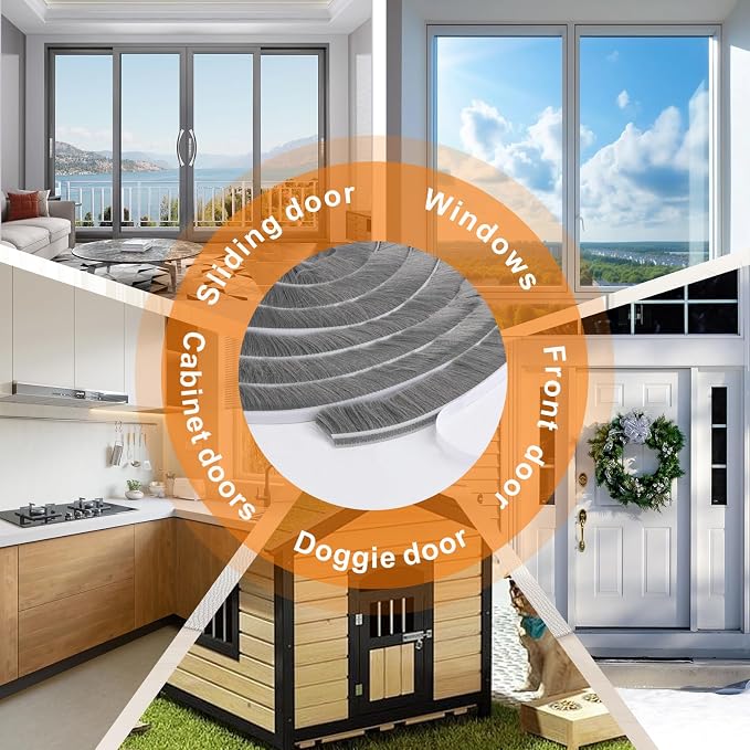 33.3FT Self-Adhesive Weather Stripping Seal - Image 7