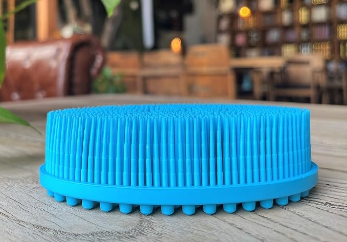 Premium Sensory Brush for Kids or Autism, Soft Silicone Body Scrubber, 2 in 1 - Image 3