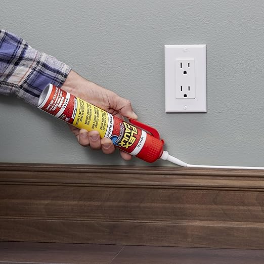 Flex Caulk, Waterproof & Weatherproof Hybrid Polymer Sealant, Baseboards - Image 3