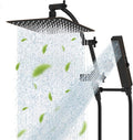 Hibbent All Metal CUPC Certified 10'' Rain Shower Head, Dual Shower Head Combo by Hibbent