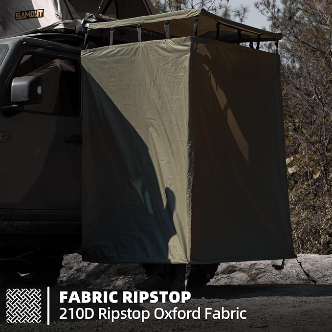 Vehicle Side Shower Room with Roof, 3.3ft x 3.3ft Privacy Shelter Restroom - Image 3