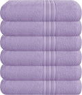 BOUTIQUO Ultra Soft Cotton 6 -Piece Hand Towel Set 16x24 Inch, Spa & General by BOUTIQUO