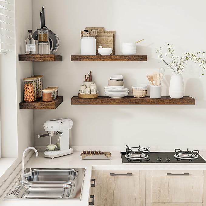 Vivelove 12" Deep Floating Shelves - Image 5