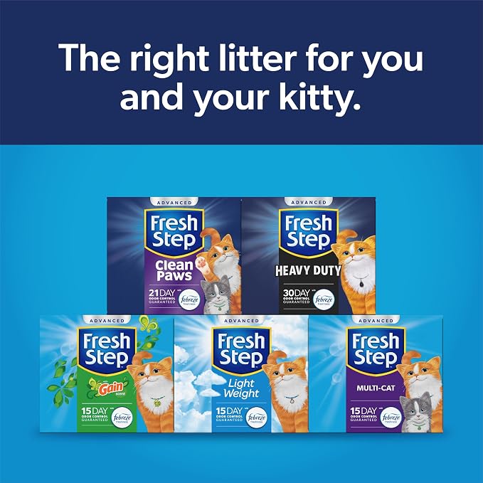 Fresh Step Outstretch Advanced Long Lasting Clumping Litter Simply Unscented - Image 13