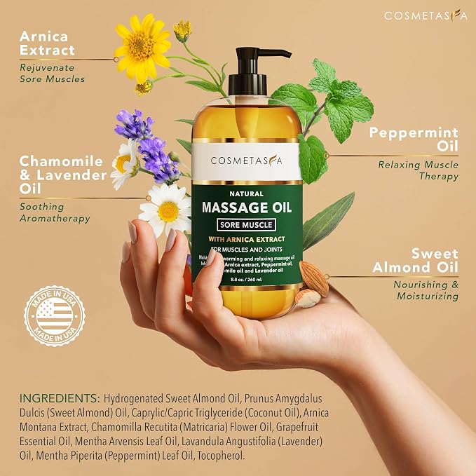 Cosmetasa Sore Muscle Massage Oil - Image 2