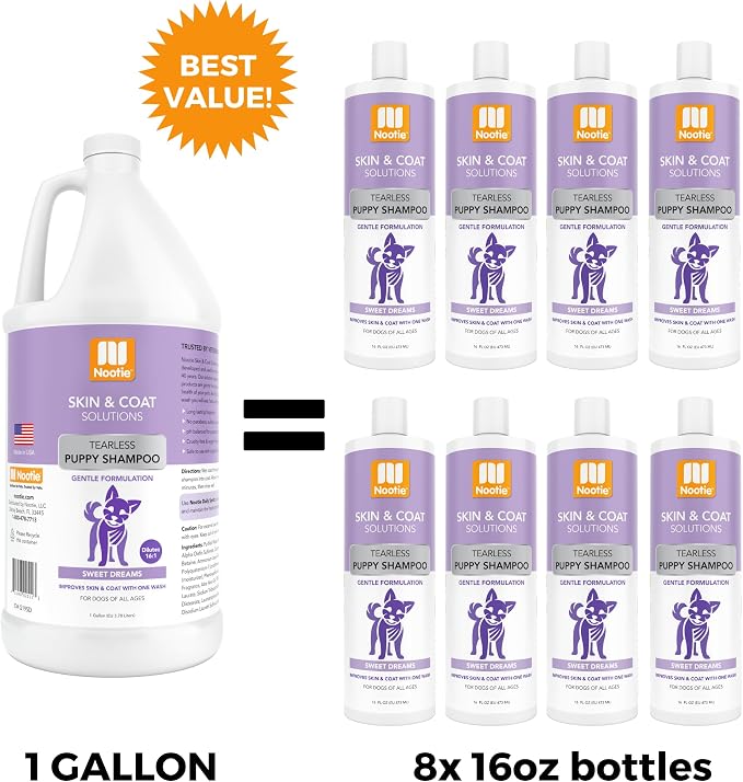 Nootie - Pet Shampoo for Sensitive Skin - Revitalizes Dry Skin & Coat - Natural - Image 2