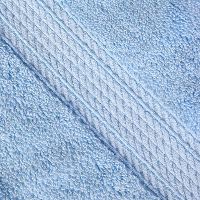 Superior Egyptian Cotton Pile 8 Piece Towel Set, Includes 2 Bath, 2 Hand - Image 5